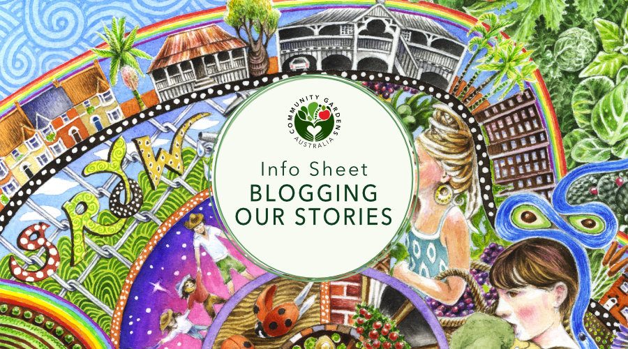 INFO SHEET: Blogging our stories